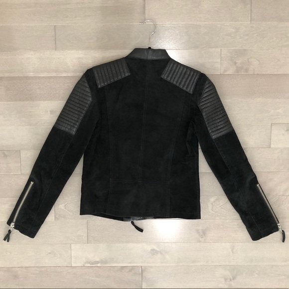 Leather biker jacket - Picture 5 of 8